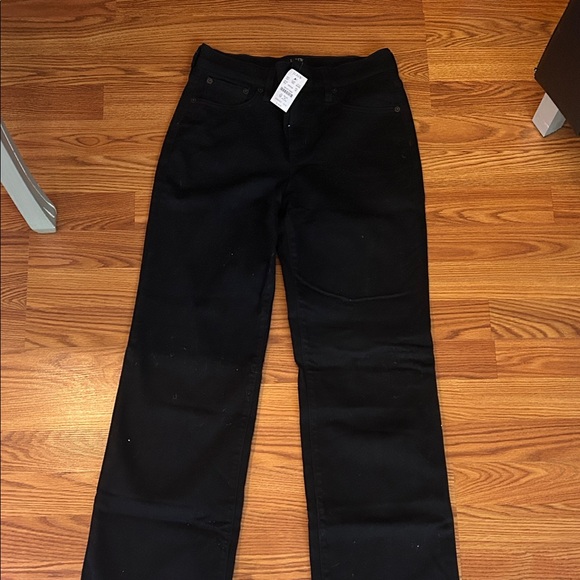 NWT J Crew Black Women's Jeans - Picture 1 of 1